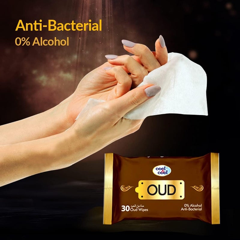 Cool & Cool Oud Wipes 30's - Image 4